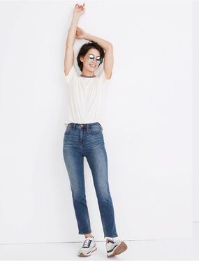 Madewell roadtripper stovepipe jeans, 25
